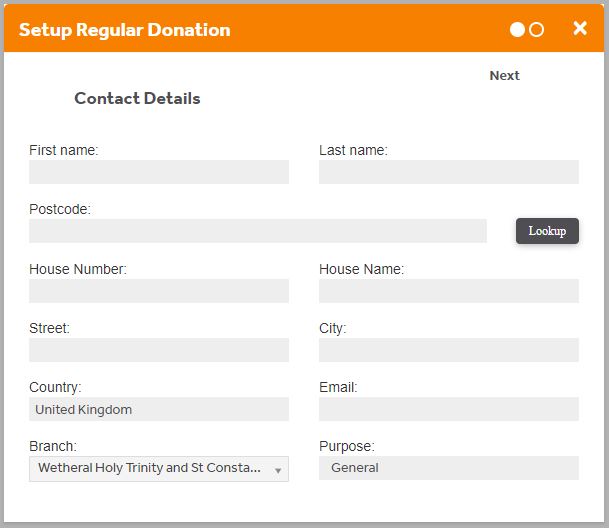 Giving Regular Online form 4