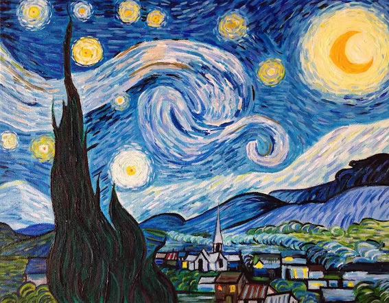 2022 11 Starry Night VVGogh